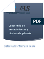 Cuadernillo de Técnicas y Procedimientos de Gabinete