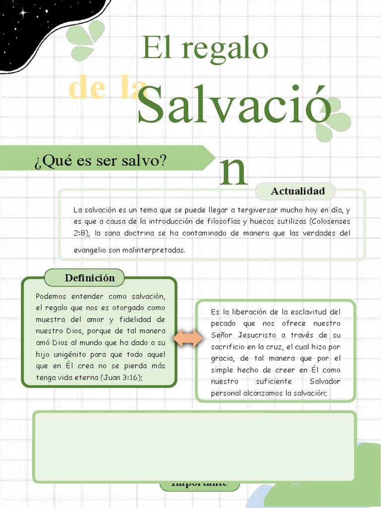 El Regalo de la Salvación para Niños | PDF | Salvación | Pecado