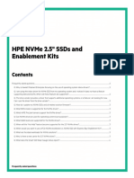 HPE NVMe 2.5 SSDs and Enablement Kits