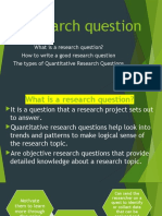 Report 3 Research Question