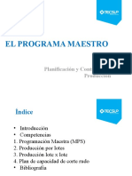 PCP El Programa Maestro