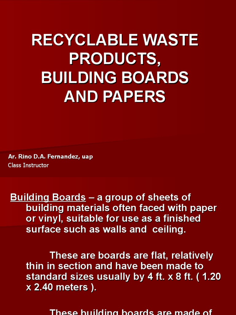 04 Building Boards PDF Plywood Wood