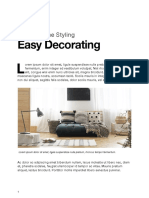 Easy Decorating: Simple Home Styling