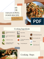 Cooking Recipe (English Assignment)