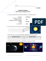 Test U1 Soarele