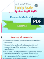 Research Method Lecture 2