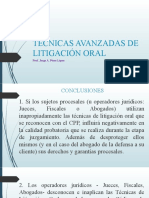 Dpp3 - 14. Técnicas Avanzadas de Litigación Oral