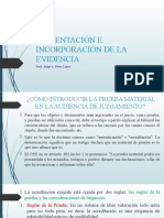 Dpp3 - 11. Presentación e Incorporación de La Evidencia