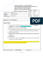 ITEC 212-DBMS - Mini Projectlist Guideline and Assessment