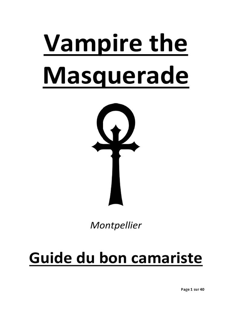 Guide du Sabbat (jdr Vampire La Mascarade en VF