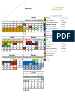 Calendario Escolar Agosto Diciembre 2022