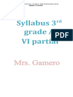 Syllabus IV Partial 2022