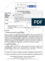 Acta de Comitétecnico Esxtraordinario PROPUESTA DE ATENCION