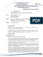 Informe N°011-Th-Jopm-Z6-Pn Legalizacion Comision Temporal Cubrir Vacantes