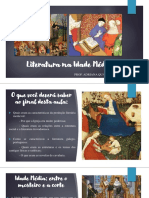 Literatura Na Idade Média: Prof. Adriana Quaresma 2022