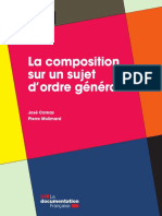 La Composition Sur Un Sujet D'ordre Général by José-Maria Comas, Pierre Molimard (BIBLIO-SCIENCES - Org)
