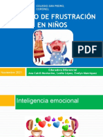 Manejo frustración niños