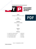 Control de Lectura-Liderazgo y Formación de Equipo