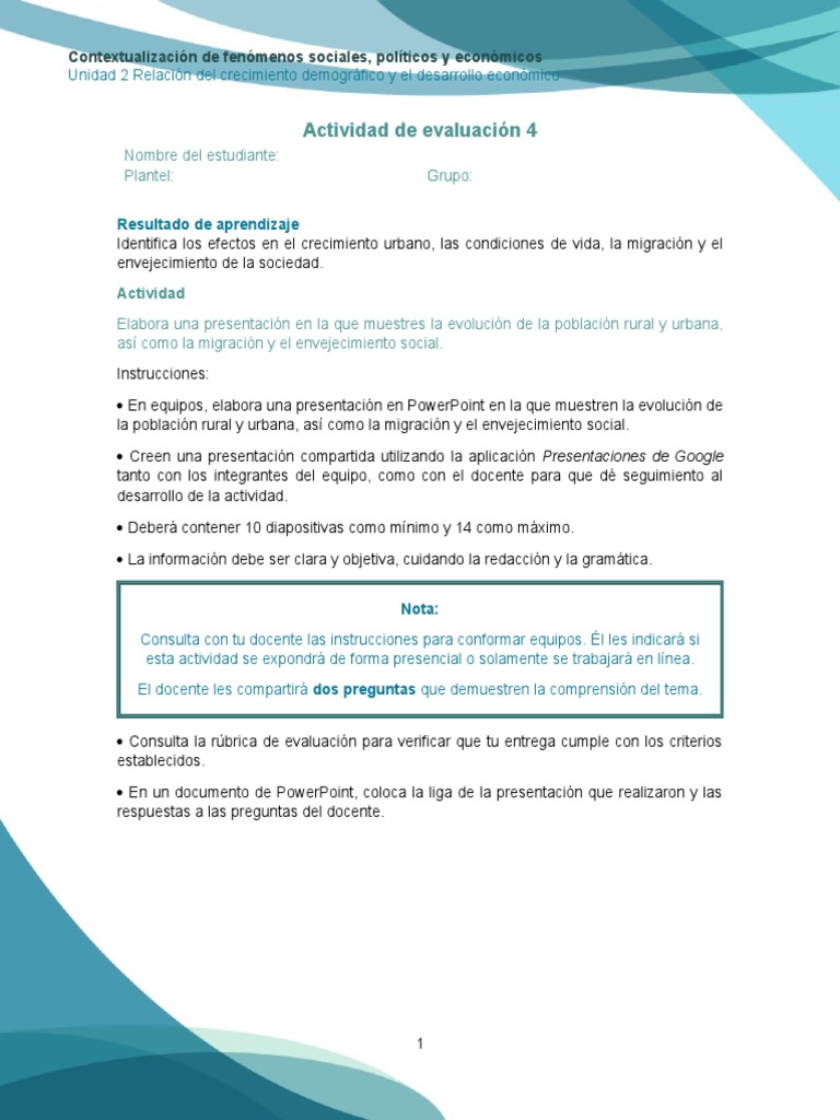 Actividad 4 | PDF | Crecimiento personal y profesional | Ciencias sociales