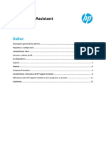 HP Support Assistant: Índice