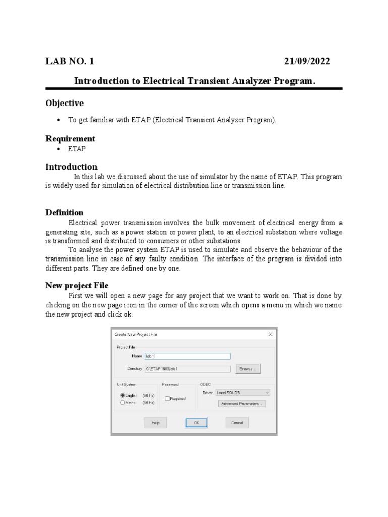 Introduction to ETAP Functions | PDF | Electrical Network | Electric ...