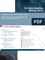 Tic Kids Online Brasil 2021 Principais Resultados