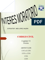 Peritaje Interes Moratorio