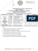 Affectation Des Etudiants (Es) de La Licence 1 (L1) Tronc Commun EN STAGE CLINIQUE DU 19/10/2020 AU 08/11/2020