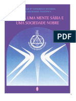 Rumo A Uma Mente Sábia e Uma Sociedade Nobre - VIII Congresso Mundial Da Sociedade Teosófica