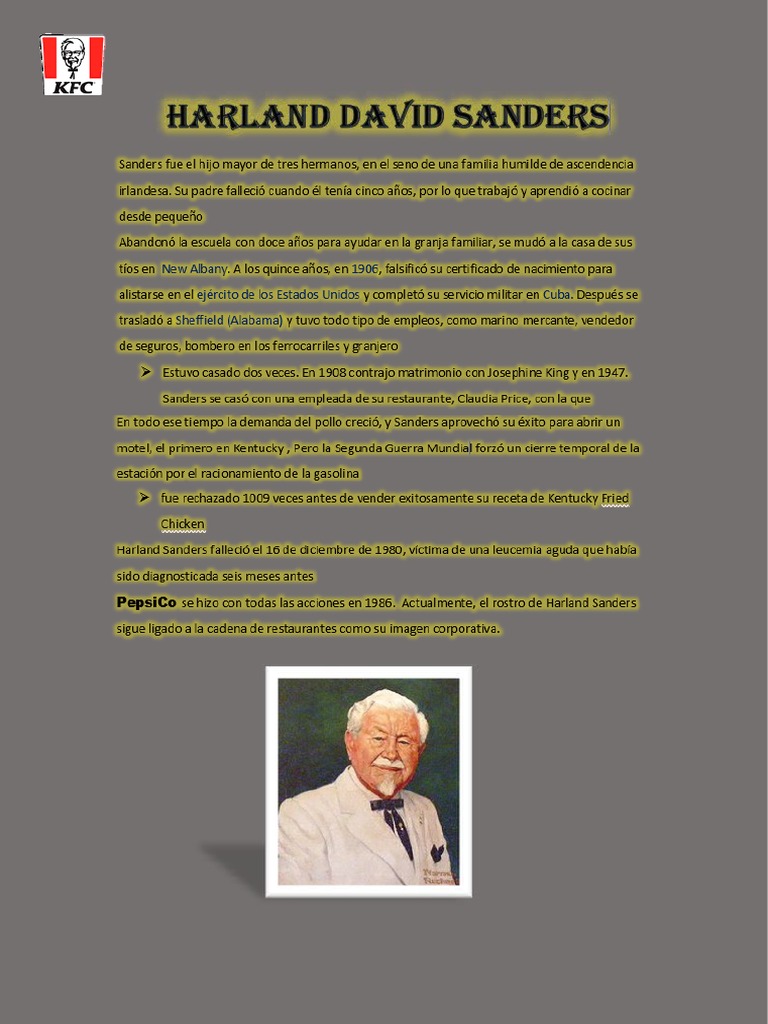 Harland David Sanders | PDF
