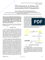 Studies On DNA Interaction of Alanine and L-Cysteine Functionalized ZnO Nanoparticles