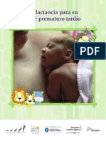 La Lactancia para Su Bebé Prematuro Tardío (2016)