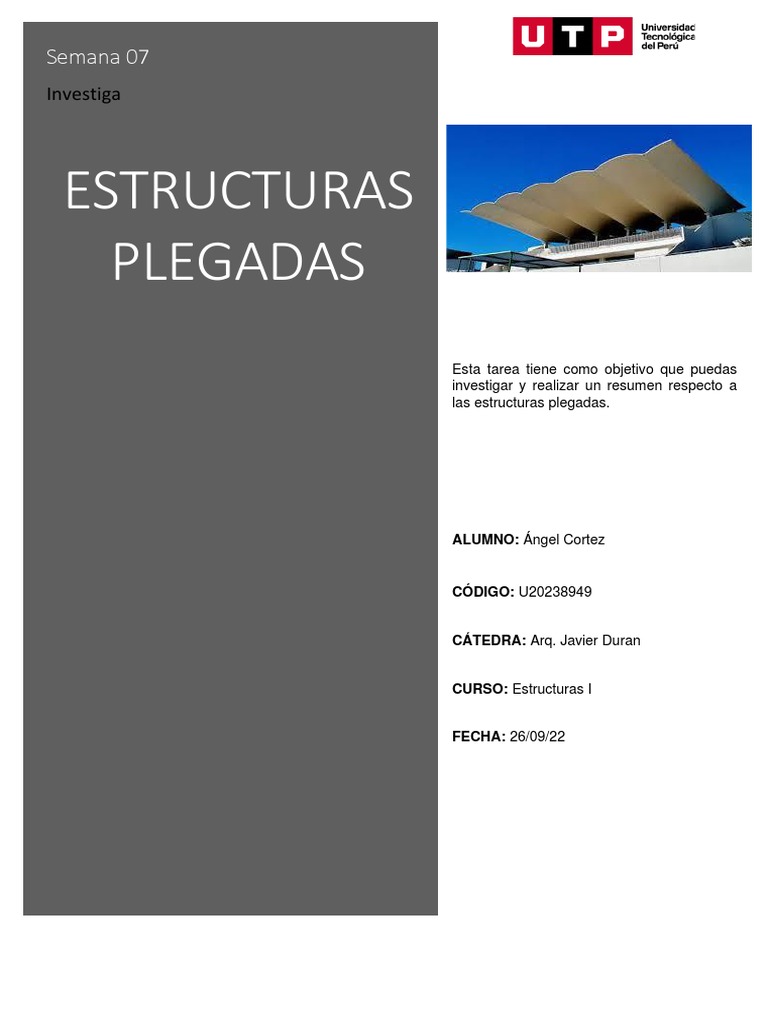 Estructuras Plegadas en Arquitectura | PDF | Métodos y materiales de ...