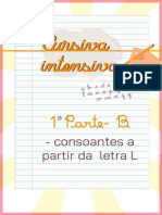 Parte 1 - B - A Partir Da Letra L - Método Cursiva Intensiva