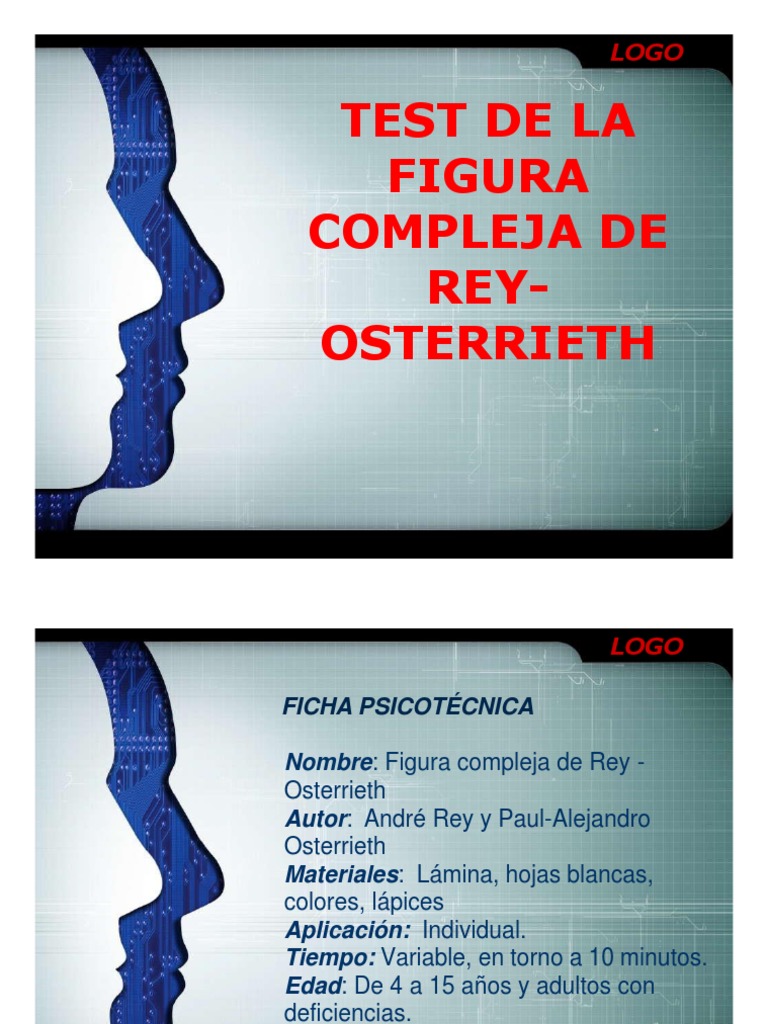 Test de La Figura Compleja de Rey | PDF | Memoria | Cerebro