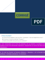 Corrigé - Act - Mail de Réclamation - UNITÉ 9 - Cours Langue Cible V