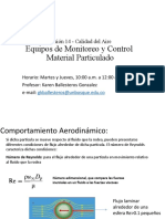 Sesión 14 - Equipos de Monitoreo y Control Del Material Particulado