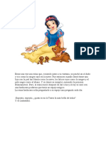 Cuento Blancanieve