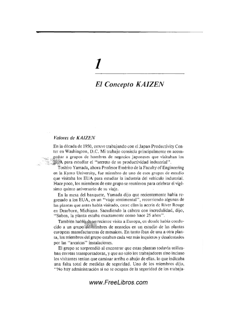 Kaizen Cap1 | PDF