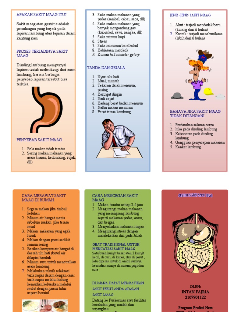 Leaflet Gastritis Pdf