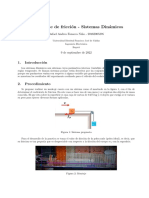 Coeficiente de fricción dinámico determinado experimentalmente