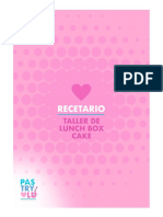 Recetario Lunch Box Cake