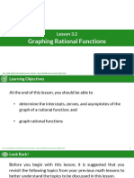 GM - Lesson 2.4 Graphing A Rational Function