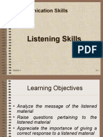 Improve Listening Skills with Communication Module