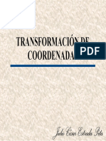 3) Transformación de Coordenadas