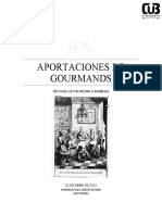 Aportaciones de Gourmands