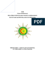 TOR Pelatiahan Apar Dan Evakuasi Keselamatan K3RS