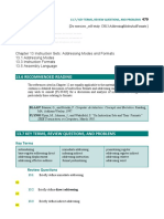 Chapter 13 - REVIEW QUESTION - PROBLEM - Instruction Sets - Addresing Modes and Formats - Ok