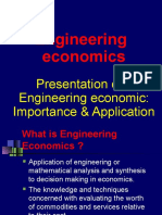 A - Engineering Economy Importance Application - #1.2