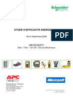 Etude D Efficacite Energetique. Microsoft Sites - Paris Les Ulis - Issy Les Moulineaux